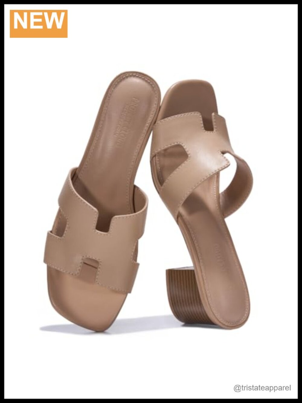 Genuine Leather Block Heel Sandals Memory Foam Ankle Strap Women